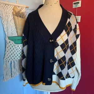 Vintage Button Up Sweater